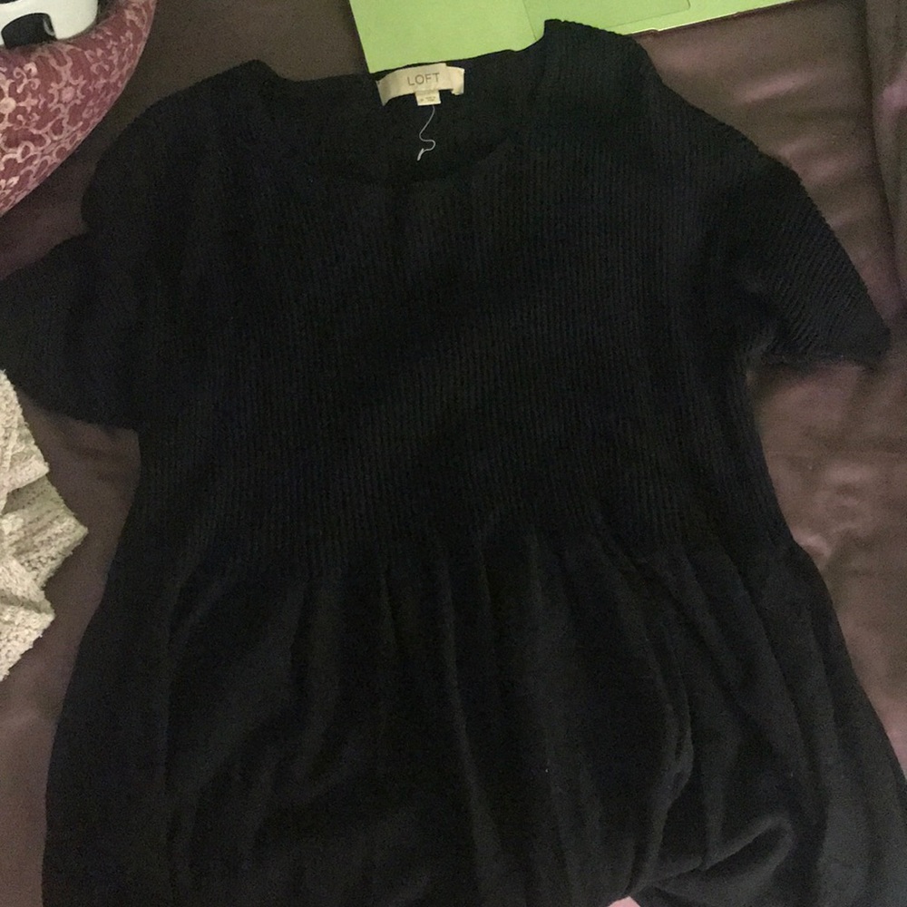 Peplum sweater